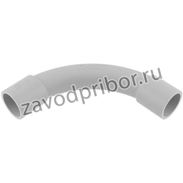 Поворот на 90град. для жестких труб d16 IP40 DKC 50416