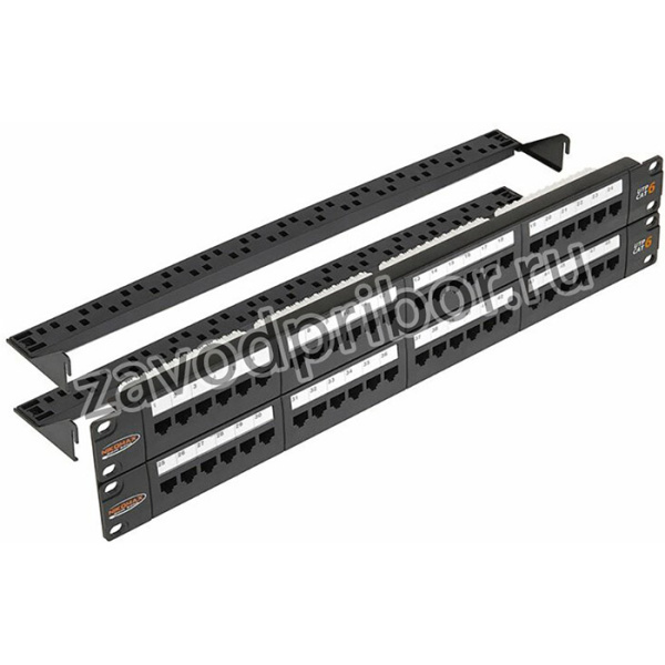 Коммутационная панель NIKOMAX NMC-RP48UE2-AN-2U-BK