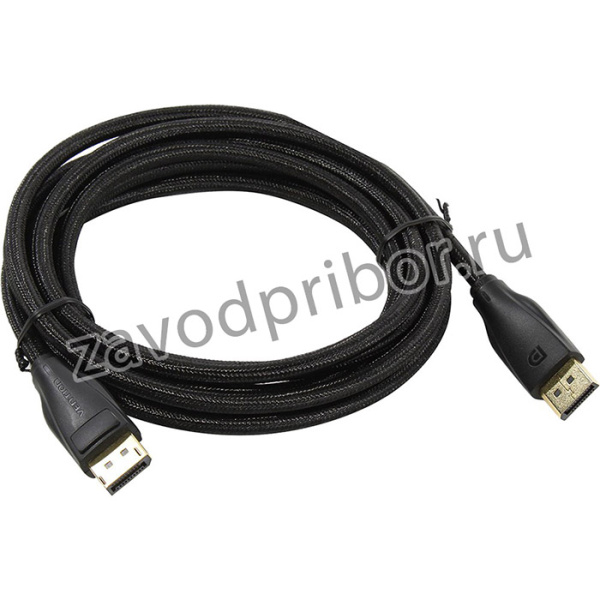 Кабель Vention DisplayPort(m)/ DisplayPort(m) - 3 м (HCCBI), Кабель Vention DisplayPort v1.4 20M/20M - 3м
