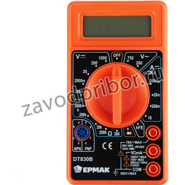 Мультиметр цифровой DT-830В 660-003