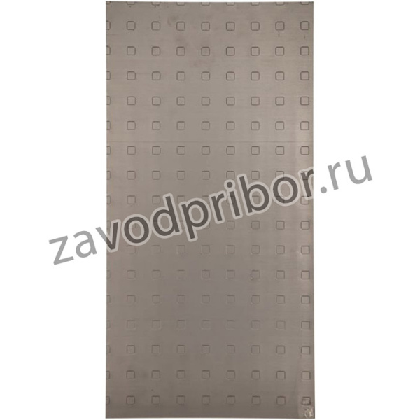 лист рифленый алюминиевый "квадраты" серебр. 250x500x1, 466480