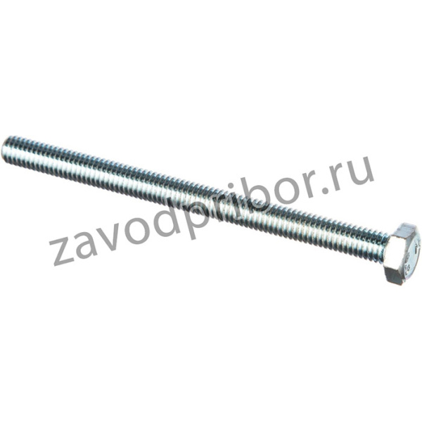 Болт DIN933 с шестигранной головкой оцинк. М6x80 40 шт - коробка с ок. Tech-Kr 126504