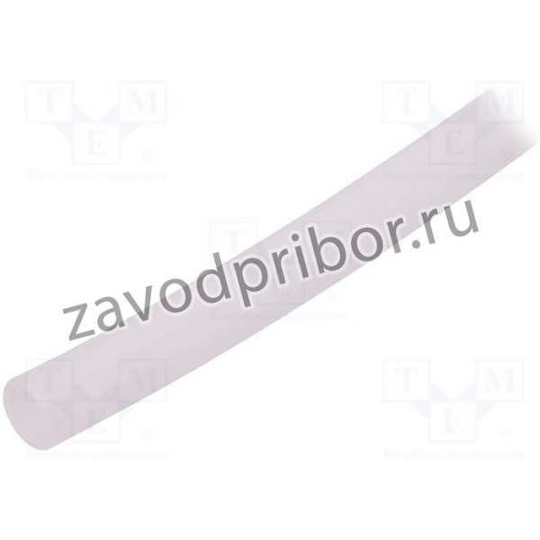 GES-4-TR-10, Электроизоляционная трубка, Мат-л: силикон, прозрачный, L: 10м