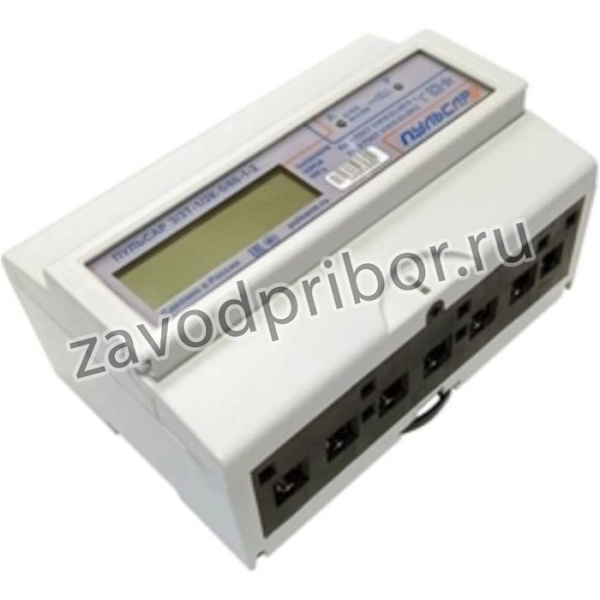 Счетчик электрической энергии трехфазный, электронный 3/3Т-1/2К-10/100-1-2 многотарифный, ЖКИ, 230В, 100A, RS485, без кнопки, МПИ 16лет, гар