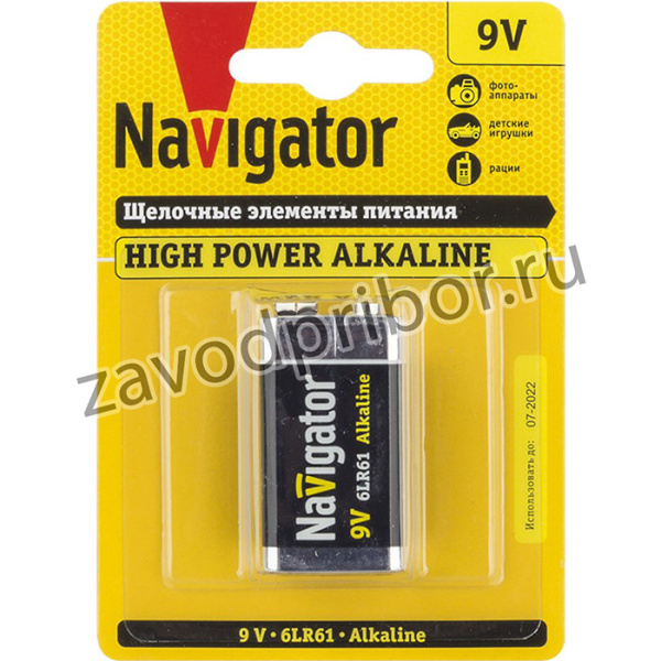 Элемент питания Navigator 94 756 NBT-NE-6LR61-BP1