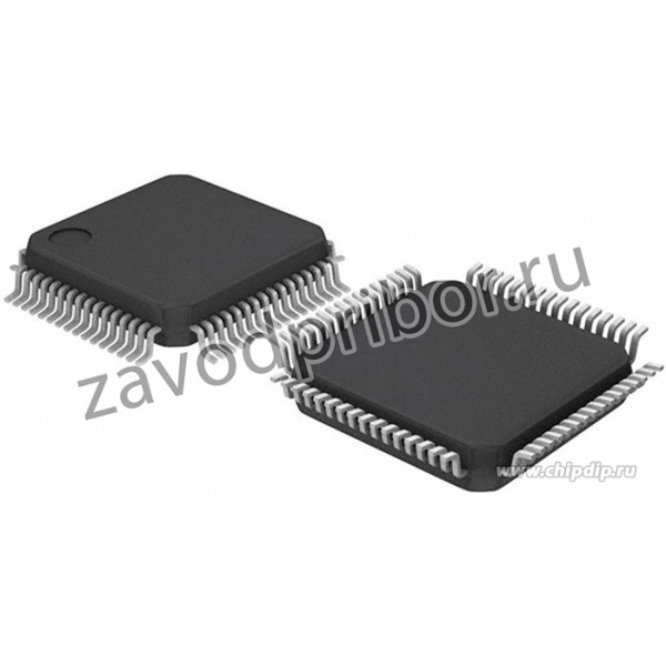 AT91SAM7S256D-AU, Микроконтроллер, ARM7TDMI, 256КБ Flash [LQFP-64]