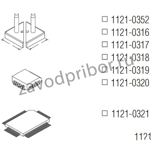 1121-0317, Наконечник для TT-65, демонтаж PLCC-28, 9.4х9.4мм