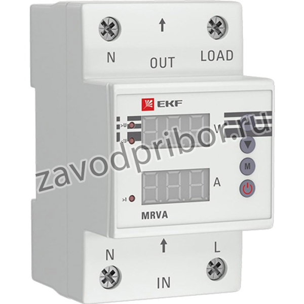Реле напряжения и тока с дисплеем MRVA 63A PROxima MRVA-63A
