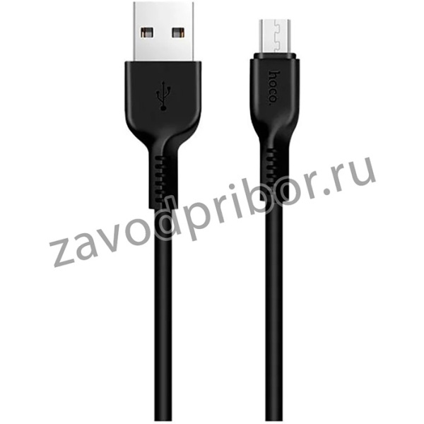 HOCO HC-68884 X20/ USB кабель Micro/ 2m/ 2A/ Black