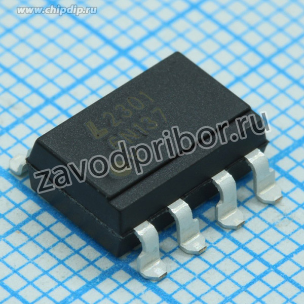 6N137S-TA1-L, Оптрон, SMD, Каналы: 1, Вых: логический, 5кВ, Gull wing 8, 10кВ/мкс