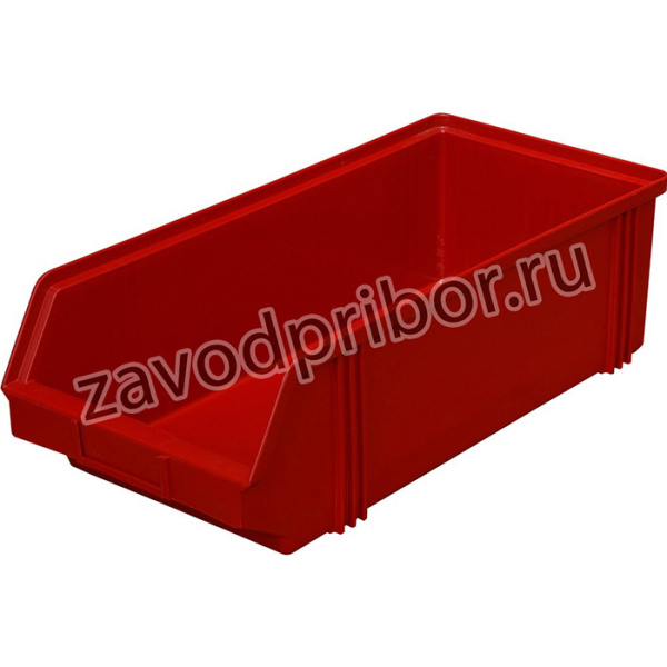 Ящик п/э 500x230x150 красный 00568