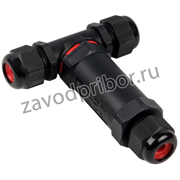 Коннектор кабельный Т-образный (клеммник 5PIN) IP68 FreeTools EKF plc-uac-cb5T
