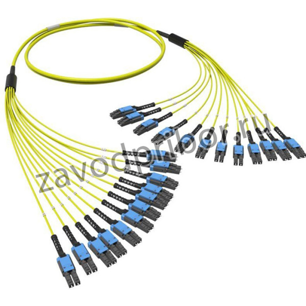 Сборка оптическая разветвительная 24ОВ 9/125 OS2 12хLC-UPC Duplex Uniboot/12хLC-UPC Duplex Uniboot 10м DKC RNFLL24S10