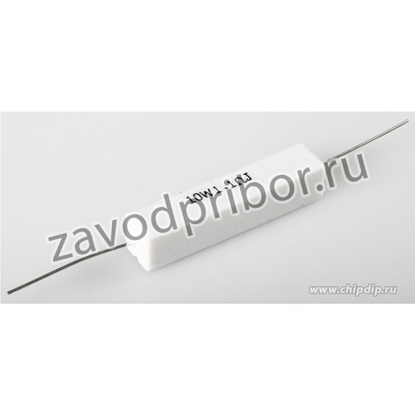 SQP 10 Вт 1.1 Ом, 5%, Резистор проволочный мощный (цементный)