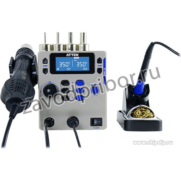 ST-8802, Паяльно-ремонтая станция, 65Вт, 80-480°C, Дисплей: LCD