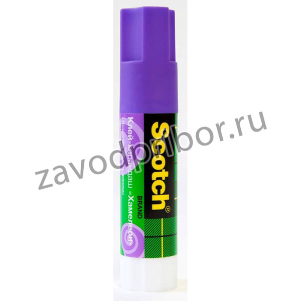 Клей-карандаш 3M 6115D20 Scotch Хамелеон 7100025018 15гр фиолетовый