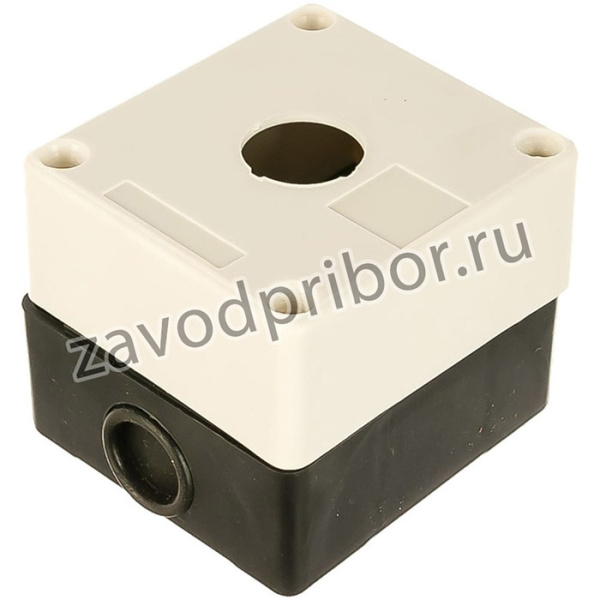 КП101, Корпус пластиковый 1 кнопка белый EKF PROxima
