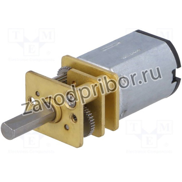 DF-FIT0302, Двигатель DC, с редуктором, 6ВDC, 30 1, Двусторон.вал нет, 100мА