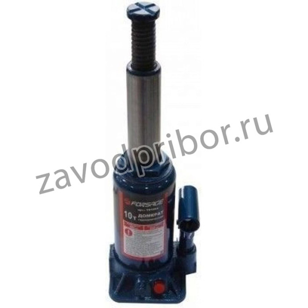 Домкрат бутылочный 10т с клапаном 9607 F-T91004