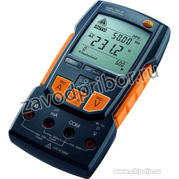 Testo 760-2, Мультиметр цифровой автоматический с функцией True RMS (Госреестр РФ)