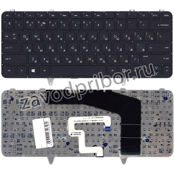 Клавиатура для ноутбука HP Envy 14-3000 черная с подсветкой