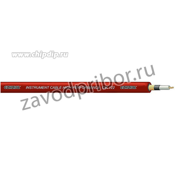 Cordial CIK 122 RED инструментальный кабель 6,1 мм, красный