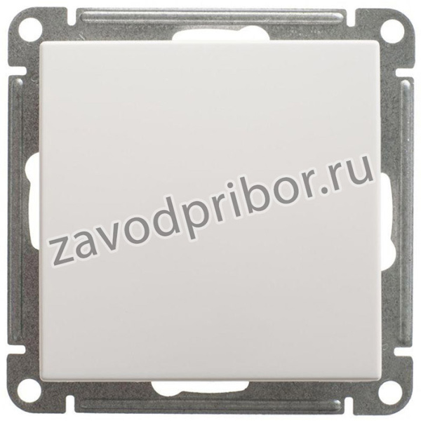 Переключатель проходной 1-кл. СП W59 10А IP20 10AX механизм бел. SE VS610-156-1-86