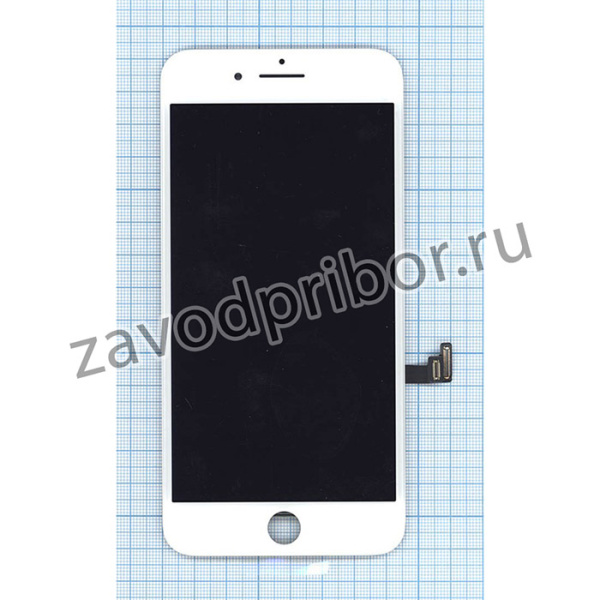 Дисплей (экран) в сборе с тачскрином для iPhone 8 Plus (Foxconn) белый