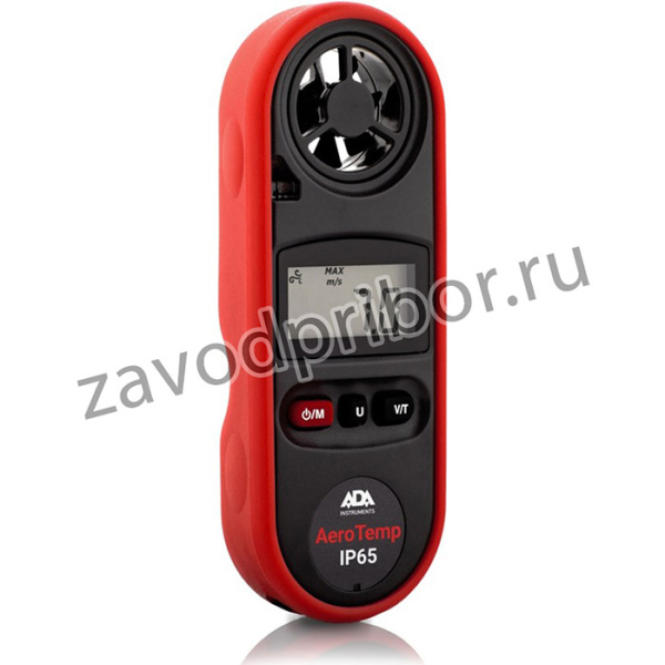 Анемометр с крыльчаткой ADA AeroTemp IP65 (измеритель скорости, температуры воздушного потока)