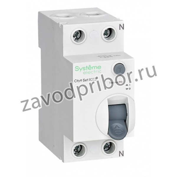 Systeme electric C9R36240 City9 Set Выключатель дифференциального тока (ВДТ) 40А 2P 30мА Тип-AC 230В
