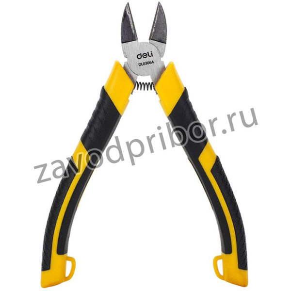 Бокорезы Deli DL0306A 6" высокоуглеродистая сталь. ПВХ ручка.