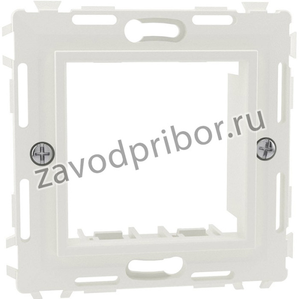 Brava белый Каркас одноместный без лапок RAL9016 С/У 2 мод | 75020W | DKC