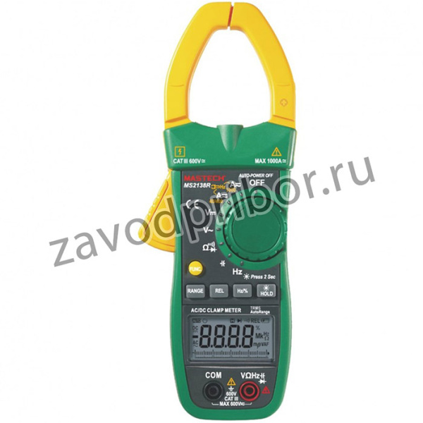 MS2138R клещи токоизмерительные цифровые автоматические 00-00006396