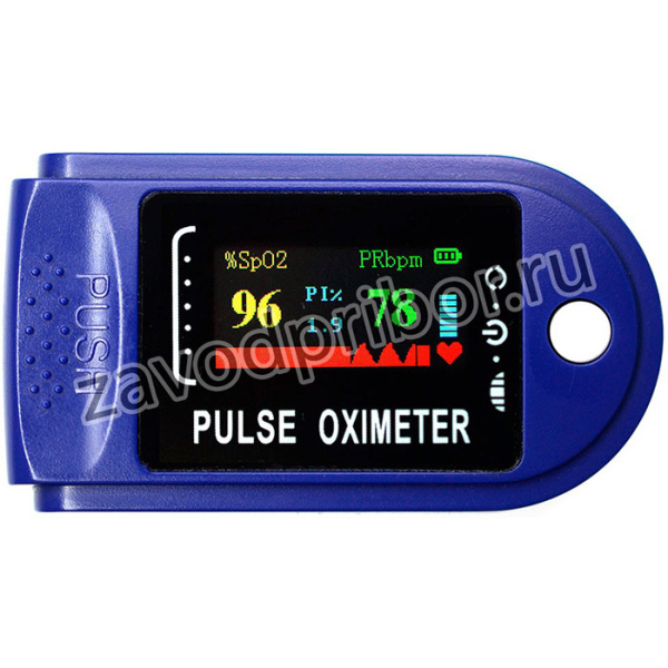 Пульсоксиметр Fingertip Lk88 Pulse Oximeter синий