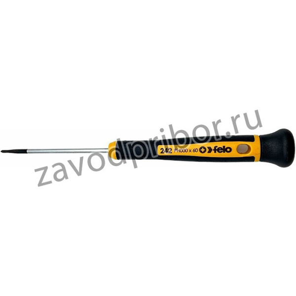 Felo Отвертка крестовая для точных работ PH 000X60 24200060