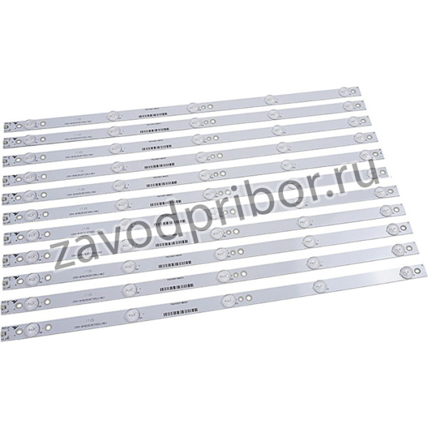 Светодиодная подсветка (LED-подсветка) для Haier 48" CRH-B483535T05114BJ (11 lines 5 lamps) 11шт (522мм) без скотча