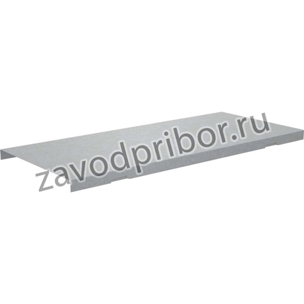 Крышка вертикального Т-отвода 400 мм с разворотом на 90 гр. ПЛЮС INOX304 PL6318 KTDVplus90-400 INOX304