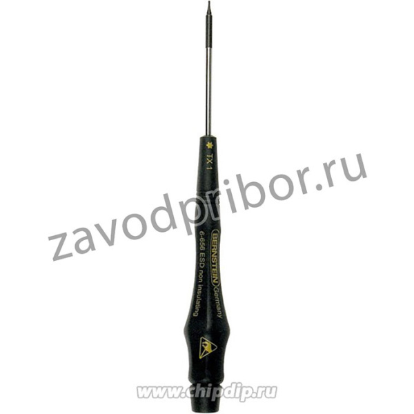 6-656, Отвертка антистатическая, 140мм, звездочка "Т1 (М0,9)" (OBSOLETE)