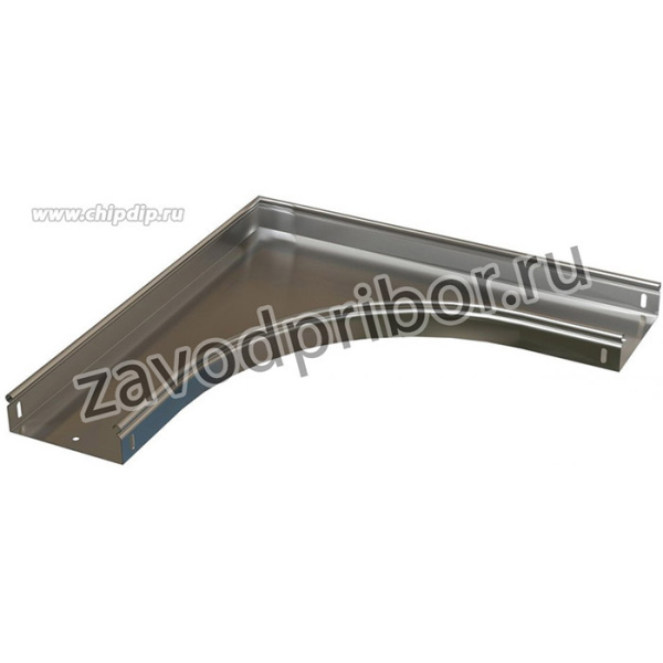 01 Hyperline RST-AHS90-50- 50-0,8-R100-SZ Угол 90° горизонтальный плавный 50x50 R100-0,8 мм