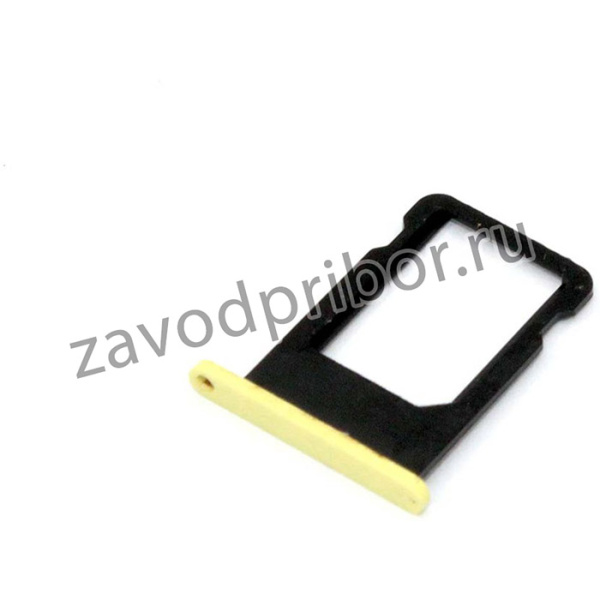 Лоток для SIM-карты Apple IPhone 5С желтый