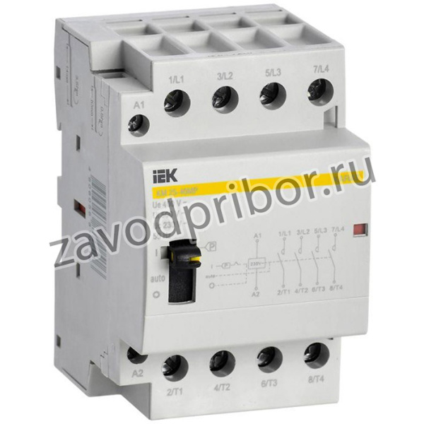MKK22-25-40, Контактор модульный с ручным упр. КМ25-40МР AC KARAT IEK
