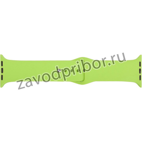 Ремешок для Apple Watch 42 мм силиконовый зеленый
