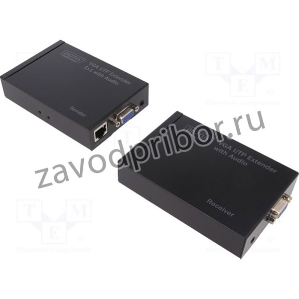 DS-53400, Гнездо D-Sub 15pin HD x2,гнездо Jack 3,5мм гнездо RJ45