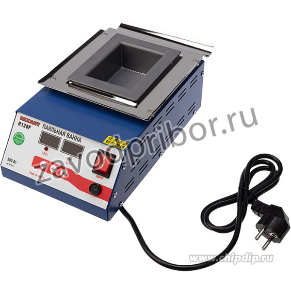 09-9411, Паяльная ванна, модель R128F, 500Вт, 100х70х45мм, 0-600 °C, бессвинцовая, цифровая