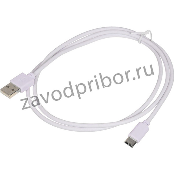 Кабель USB (m)-USB Type-C (m) 1м белый