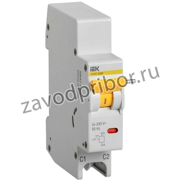 MVA31D-RN-1, Расцепитель независ. РН47-60М на DIN-рейку для ВА47-60M IEK