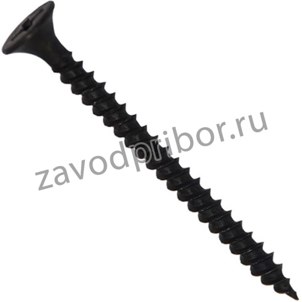 Саморез по металлу для ГКЛ 3,5x41, частая резьба, оксидир., 500шт. 4607159062222
