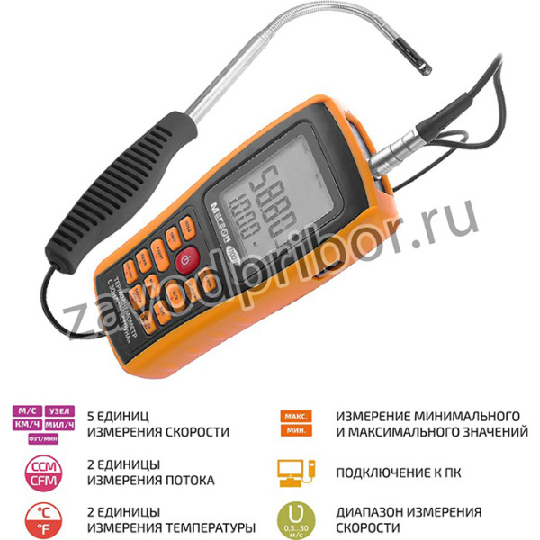 МЕГЕОН 11008, Анемометр с зондом "струна"