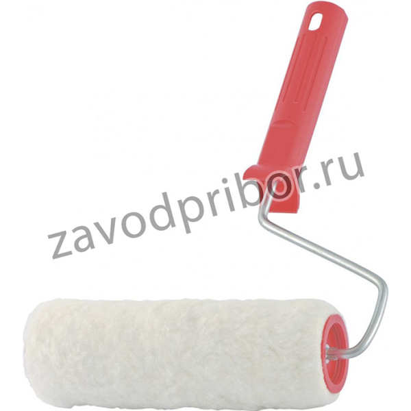 80161, Валик "Натуральный мех", в сборе, 100 мм, D - 48 мм, D ручки - 6 мм, крепление шплинтом