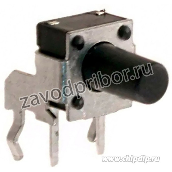 1-1825027-1, Кнопка тактильная 6х6мм угловая h=5.8мм усилие нажатия 160гр 0.05A 24В монтаж в отверстие